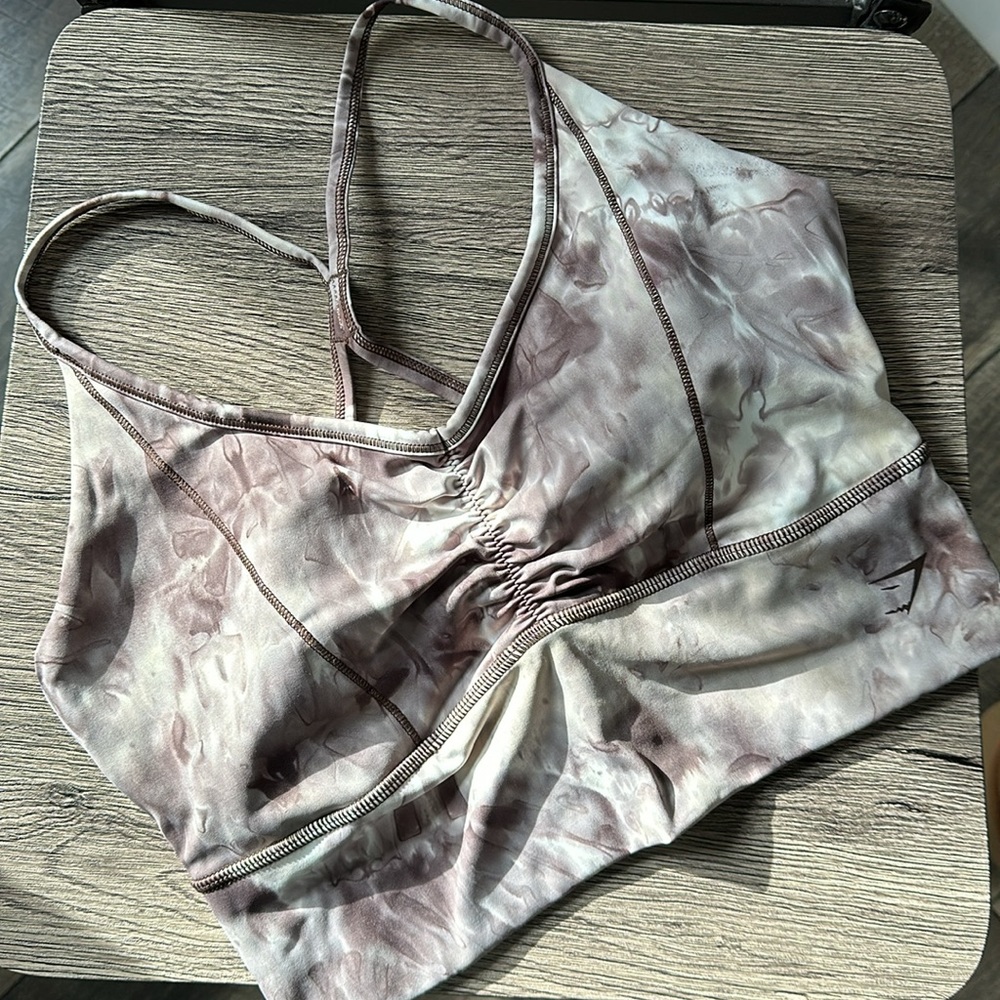 Gymshark tie dye sports bra tank